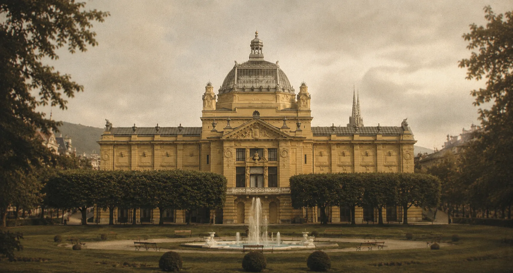 The Croatian National Theatre in Zagreb